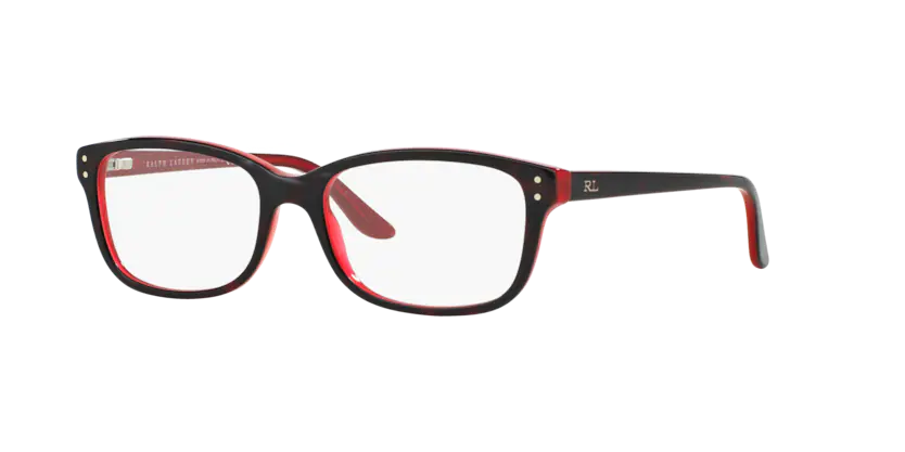 0RL6062 (52, 5255-SHINY DARK HAVANA ON RED)