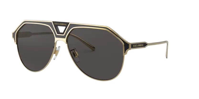 0DG2257 (133487-GOLD/MATTE BLACK)